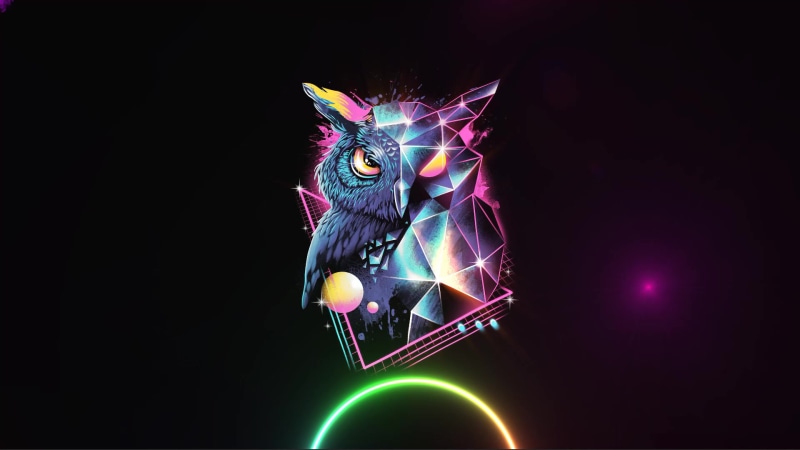 Retro Owl Live Wallpaper