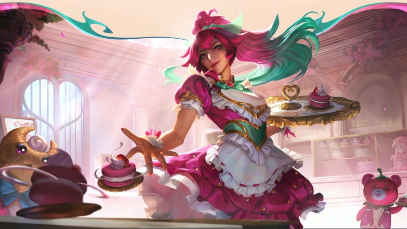 Cafe Cuties Sivir League Of Legends Live Wallpaper