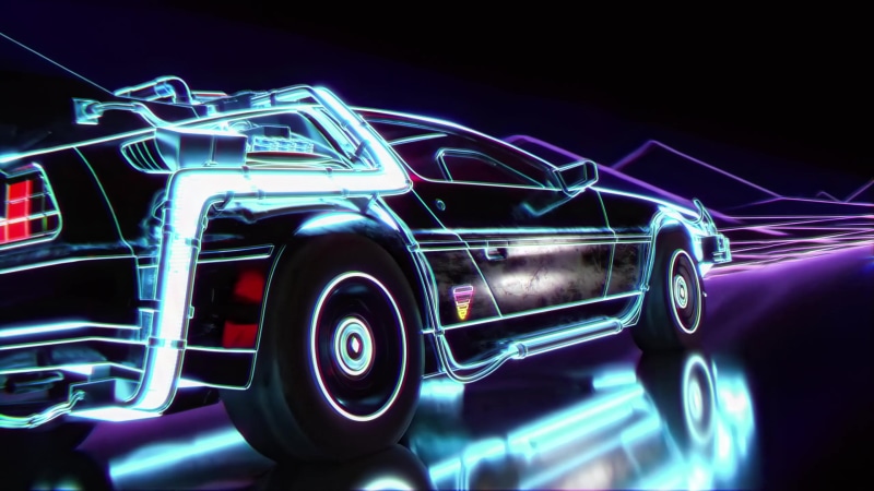 Delorean Car Live Wallpaper