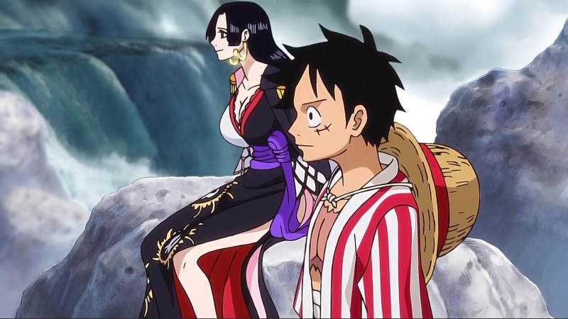 Hancock and Luffy One Piece Dynamic Live Wallpaper