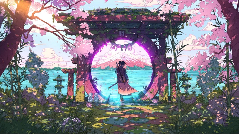 Lofi Samurai Live Wallpaper