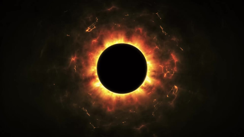 solar eclipse dark Live Wallpaper