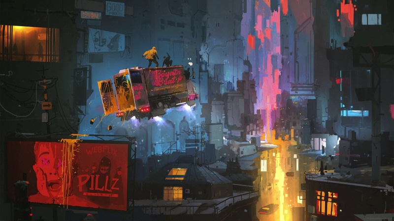 Paint Truck Escape Live Wallpaper
