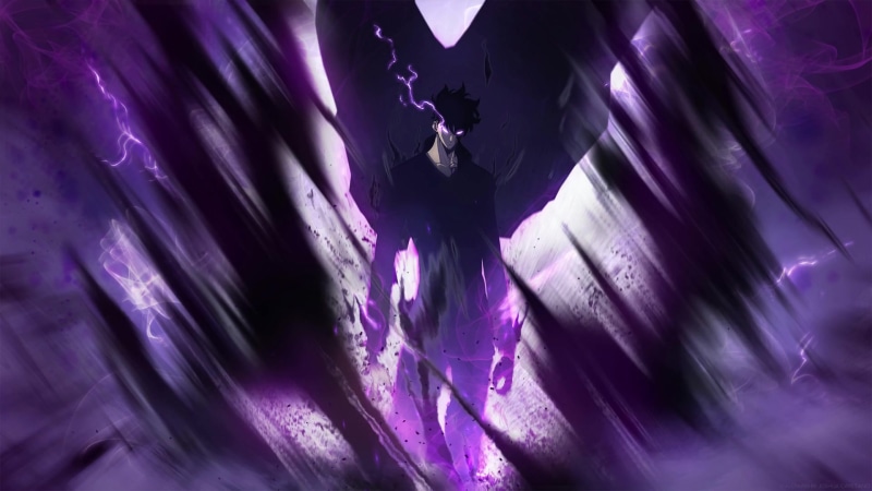 Solo Leveling Purple Live Wallpaper