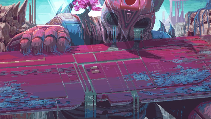 Pixel Art Hyper Light Drift Live Wallpaper