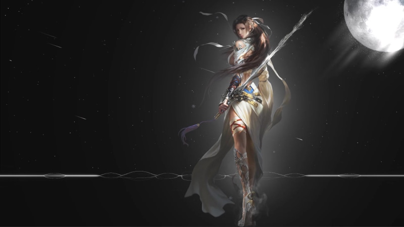 Swordsman Chinese Sword Girl Live Wallpaper