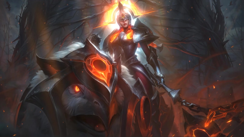 Solar Eclipse Sejuani LoL Game Live Wallpaper