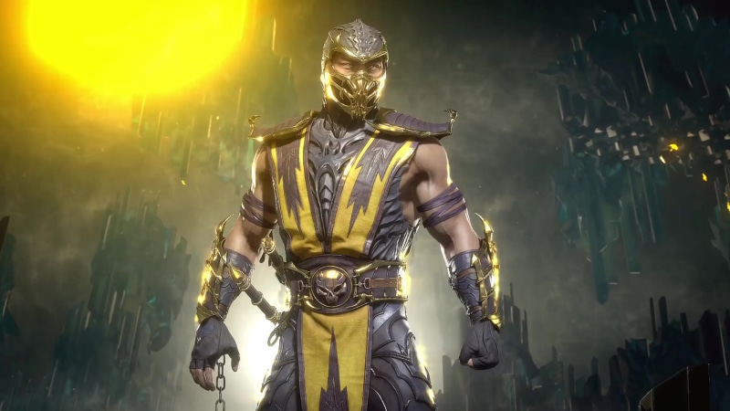 Mortal Kombat 11 Ultimate, Scorpion, Fire Live Wallpaper | 3840x2160