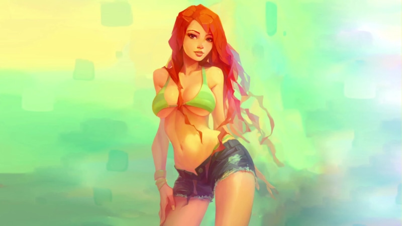 Dream Girl of Summer Live Wallpaper