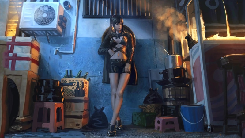 Fantasy, Women Warrior, Ronin Live Wallpaper