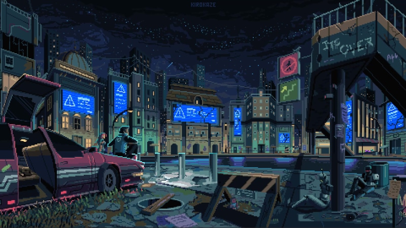 Pixel Lofi Cyberpunk Chill Live Wallpaper