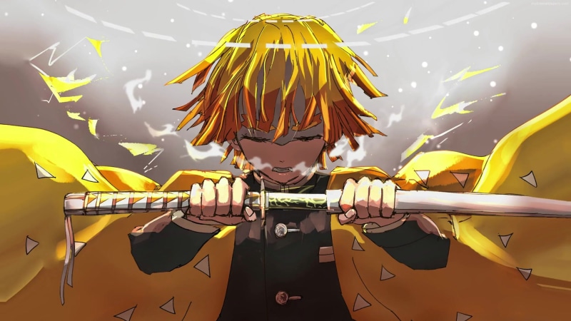Zenitsu Agatsuma Sword Live Wallpaper
