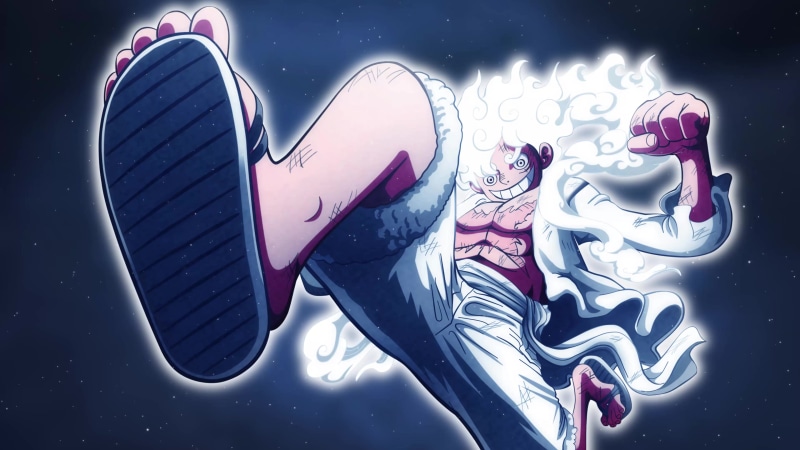 Luffy Gear 5 Vs Kaido Gigant Live Wallpaper