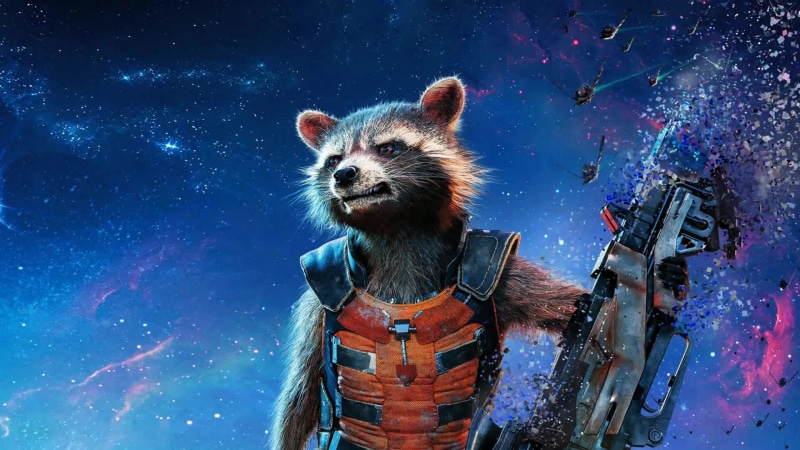 Rocket Raccoon Guardians Of The Galaxy Live Wallpaper