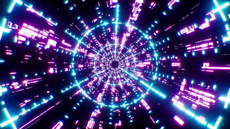 Sci fi technology tunnel Live Wallpaper