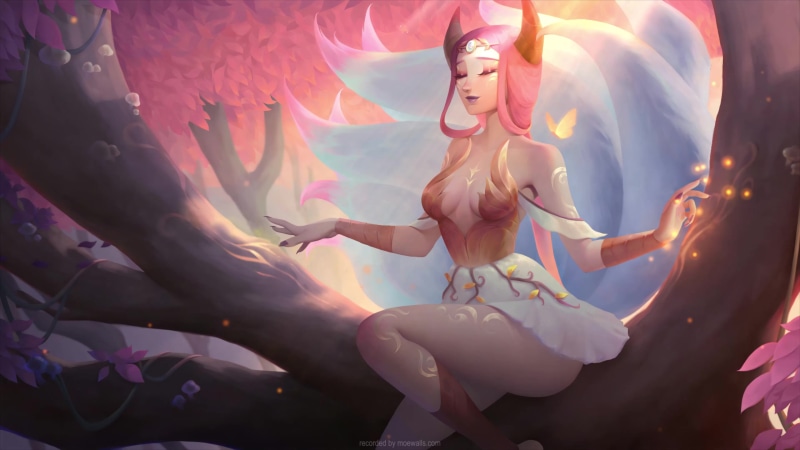 4K Prestige Elderwood Ahri League Of Legends Live Wallpaper