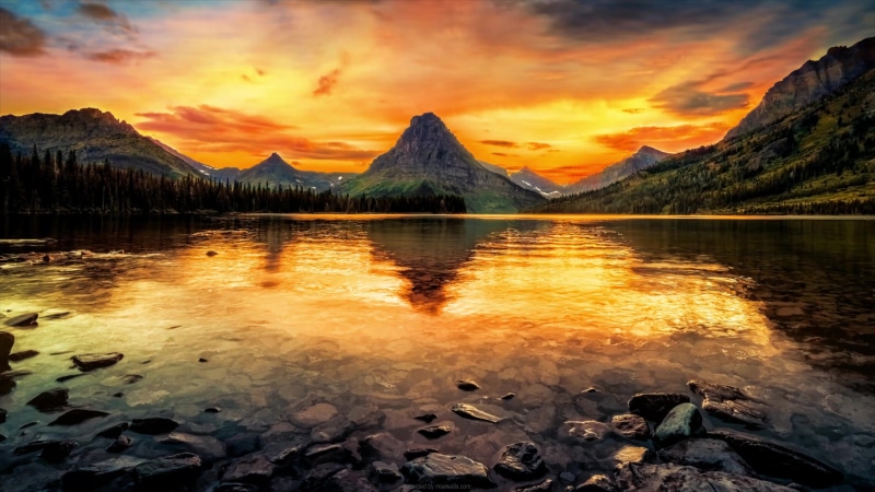 4K Glacier National Park Live Wallpaper