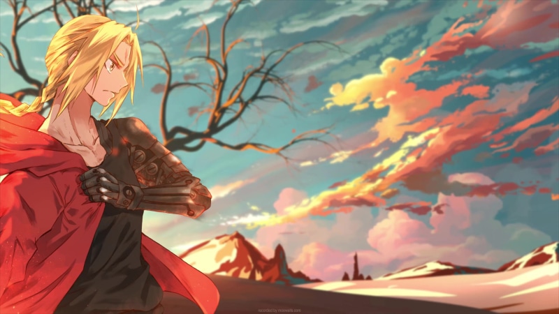 4K Edward Elric Fullmetal Alchemist Brotherhood Live Wallpaper