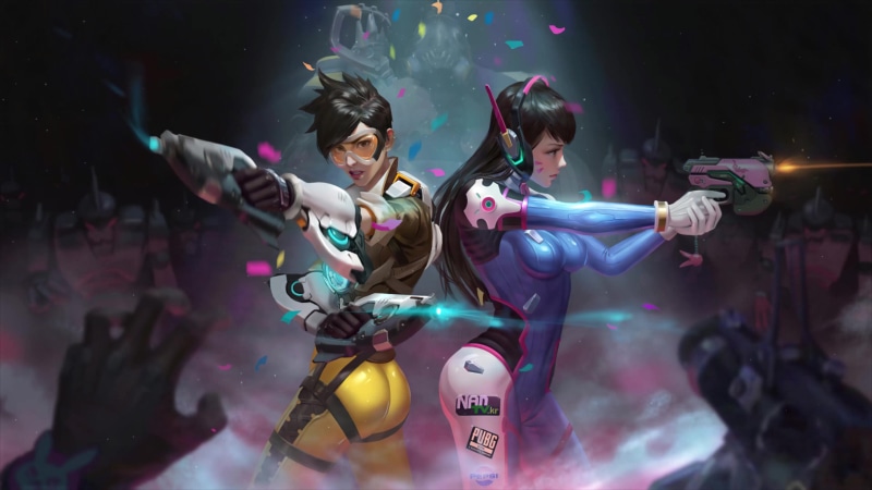 4K Dva And Tracer Overwatch Live Wallpaper