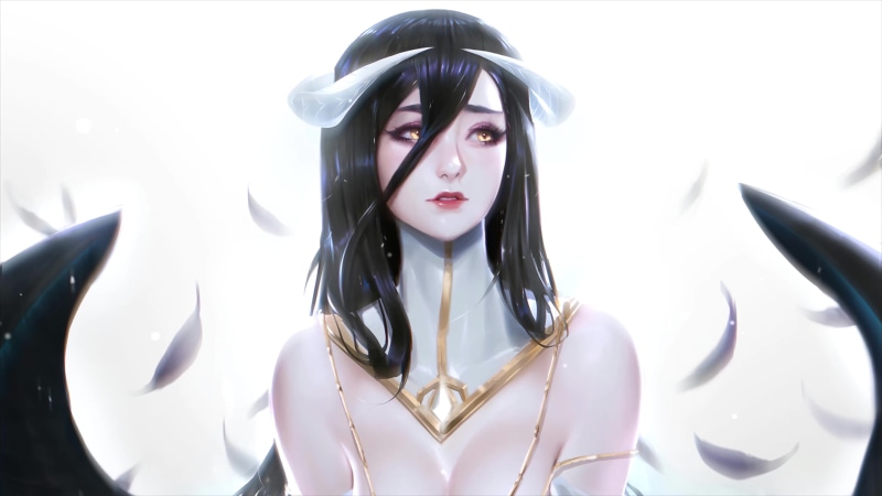 4K Albedo Overlord Live Wallpaper