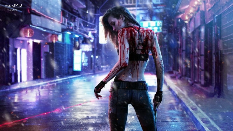Skriver Cyberpunk 2077 Live Wallpaper