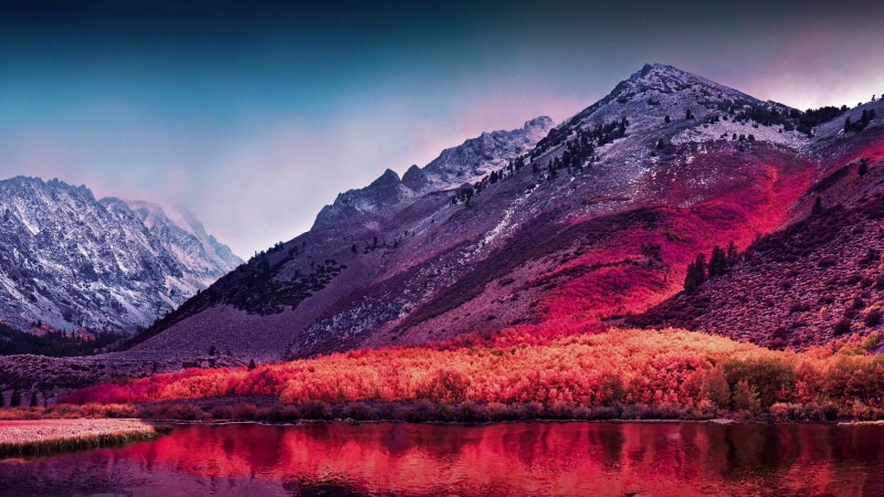 Mountain Lake Sunset Live Wallpaper