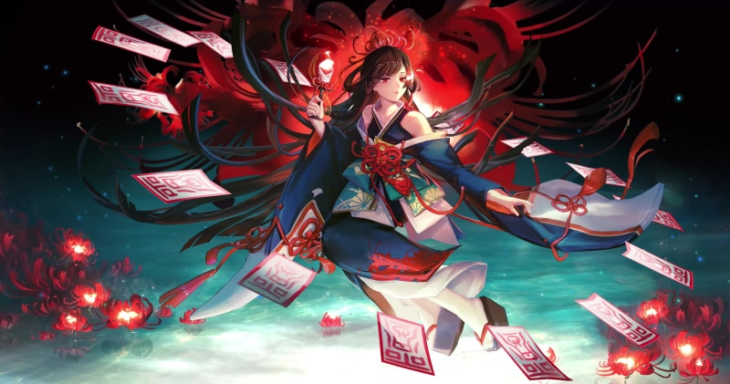 Higanbana Onmyoji 4k Live Wallpaper