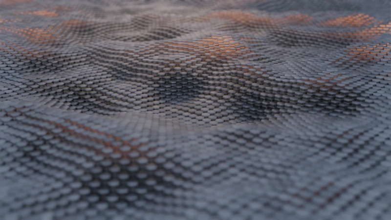 3D Hexwave Live Wallpaper