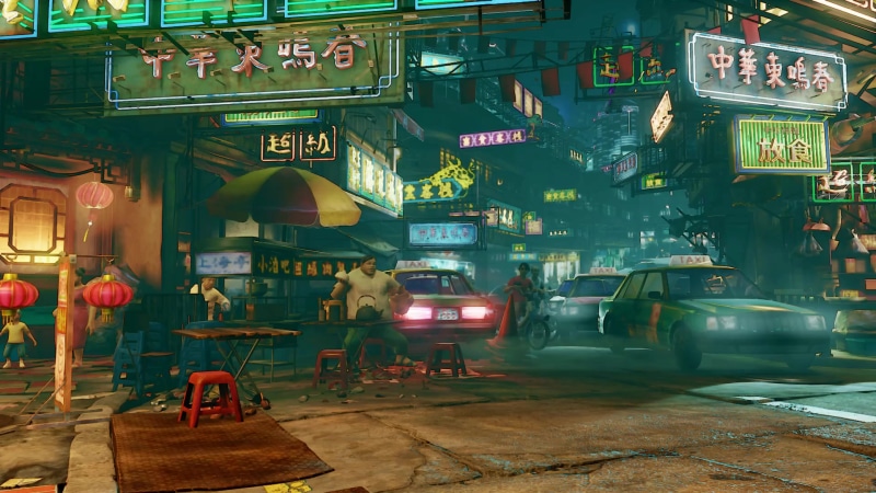 Side Street Stage Street Fighter V Live Wallpaper