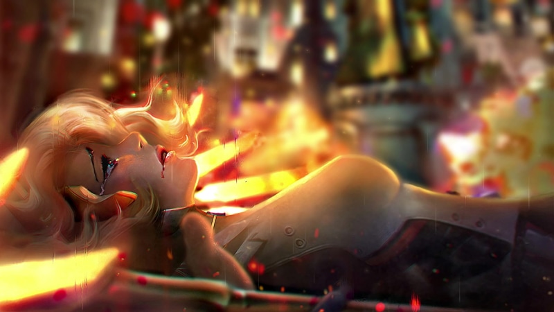 Mercy Sacrifice Overwatch Live Wallpaper