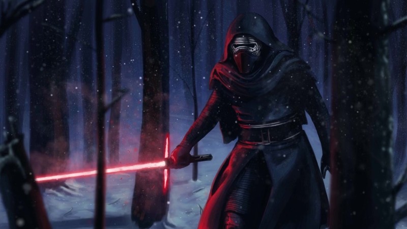 Kylo Ren Snow Live Wallpaper
