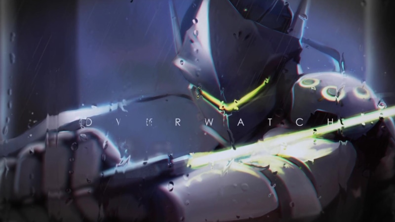 Genji Rain OW Live Wallpaper