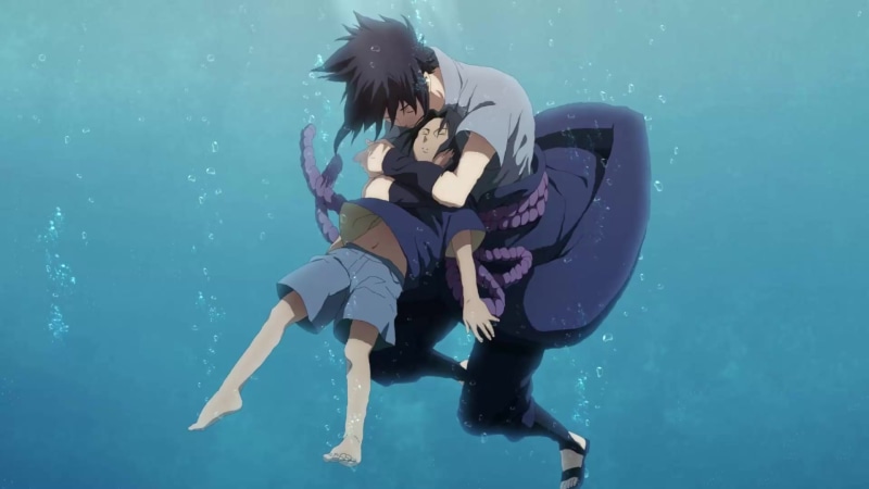 Sasuke Uchiha Drowning Live Wallpaper