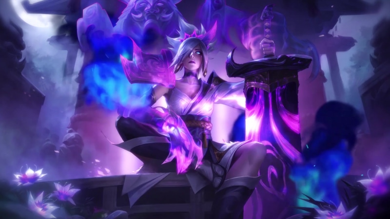 Spirit Blossom Riven LoL Skin Live Wallpaper