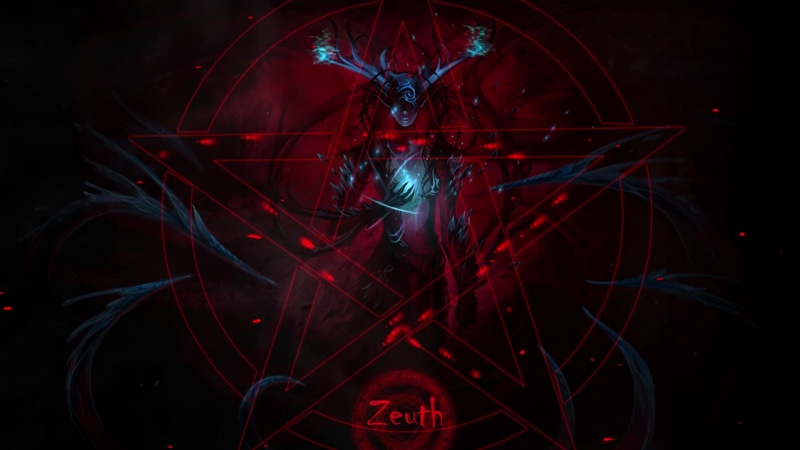 Demon Girl Pentagram Live Wallpaper