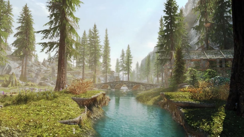 Stream Nature, The Elder Scrolls V: Skyrim Live Wallpaper
