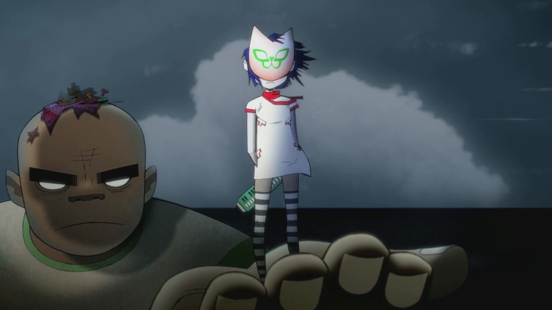 Noodle and Russel Gorillaz Live Wallpaper