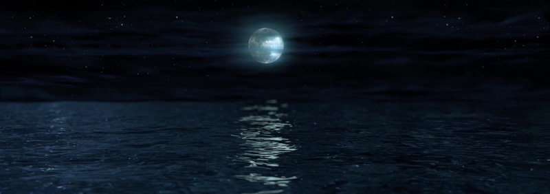 Full Moon Reflections Live Wallpaper