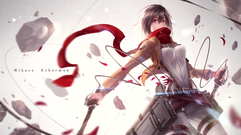 Mikasa Ackerman Attack on Titan Live Wallpaper