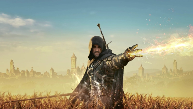 The Witcher Fire Blast Live Wallpaper