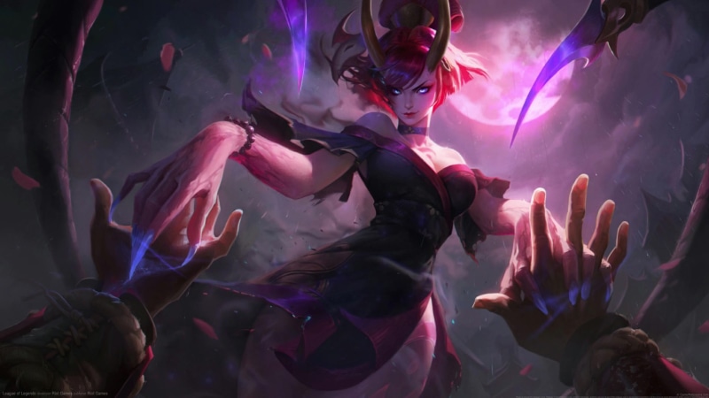 Blood Moon Evelynn LOL Live Wallpaper