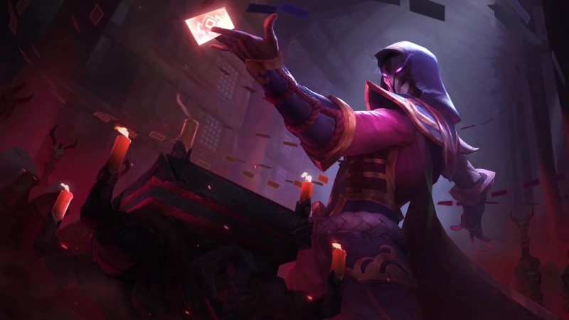 Blood Moon Twisted Fate LOL Live Wallpaper