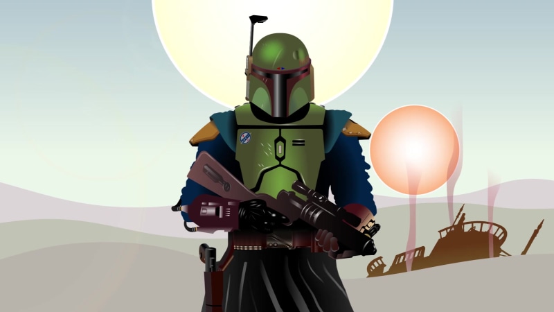 Star wars Boba Fett Live Wallpaper
