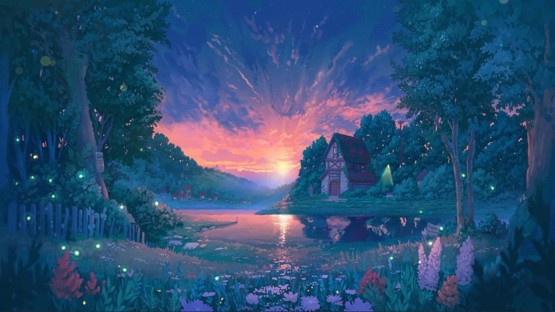Lofi Whisper of the Hearth Live Wallpaper