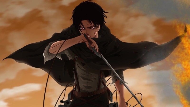 4K Attack on Titan Levi Ackerman Live Wallpaper