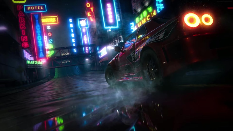 Empty Streets Need for Speed GTR N4S Live Wallpaper