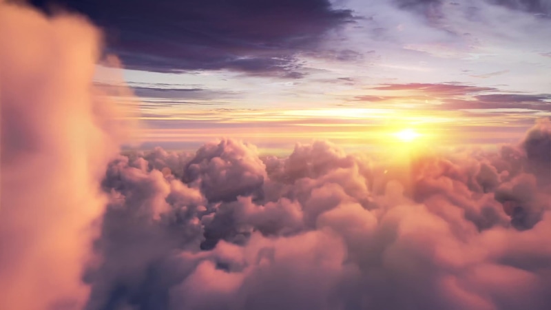 4K UHD Flying Above Clouds Live Wallpaper