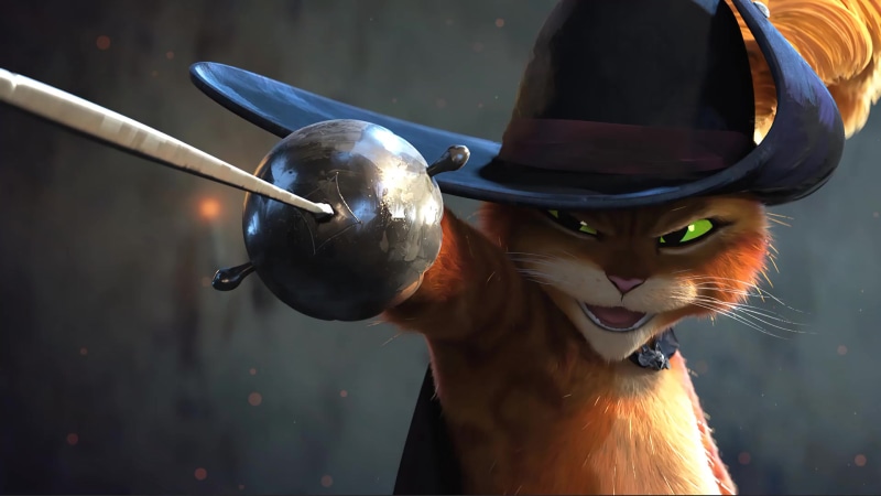 Puss In Boots With Sword Live Wallpaper