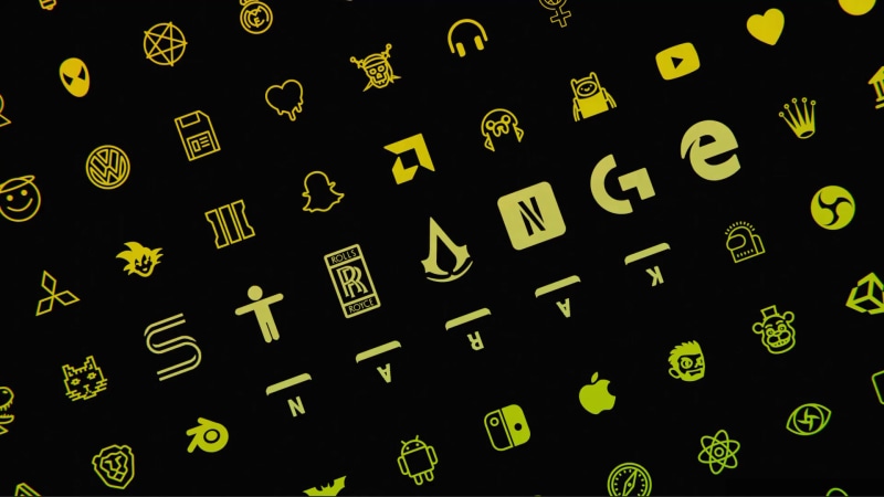Strange Portrait RGB Mashup Logo Live Wallpaper
