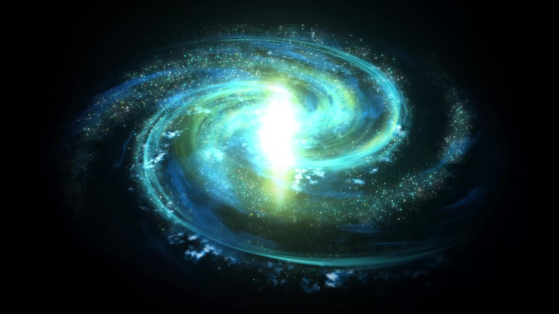 Milky way in Black Space 4K Live Wallpaper